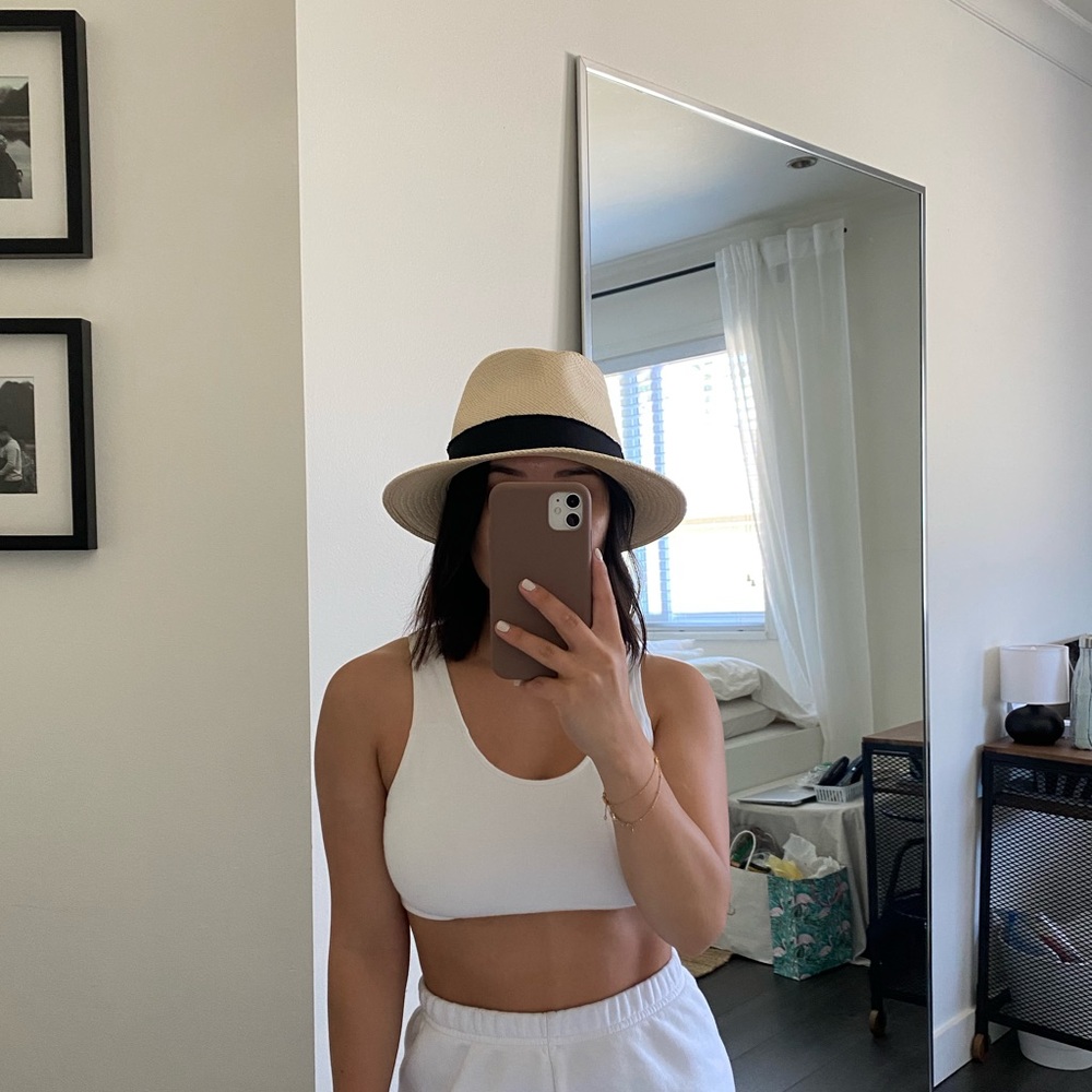 Woven Straw Fedora